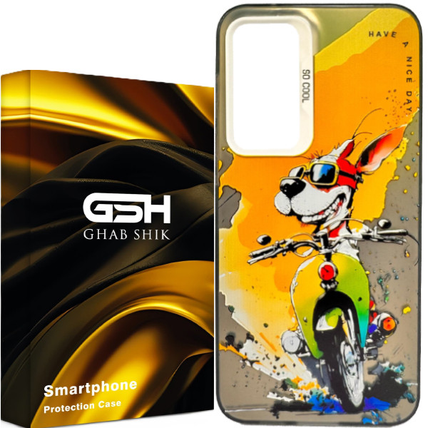 کاور قاب  شیک مدل سوکول طرح موتور سوار مناسب برای گوشی موبایل سامسونگ Galaxy A12 / M12 / F12
