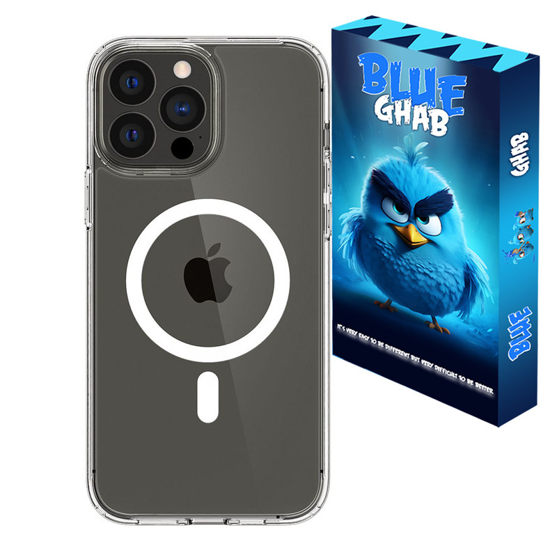 کاور بلو قاب مدل مگ سیف کد 01 مناسب برای گوشی موبایل اپل iPhone 13 Pro