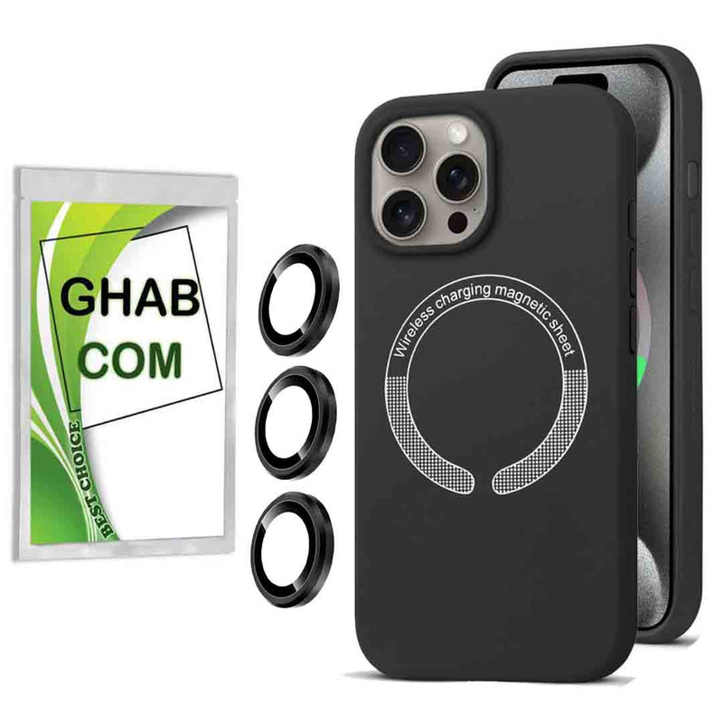 کاور قاب کام مدل SILIMFL مناسب برای گوشی موبایل اپل iPhone 16 Pro Max به همراه محافظ لنز