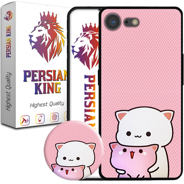 کاور پرشین کینگ مدلKitty 21 مناسب برای گوشی موبایل اپل iPhone 7/ 8 به همراه پایه نگهدارنده