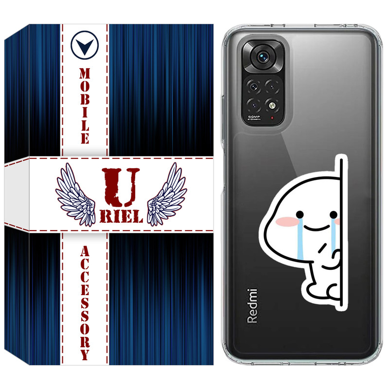 کاور یوریل مدل Clear کد 91 طرح اشک مناسب برای گوشی موبایل شیائومی Redmi Note 11 4G / Note 11S