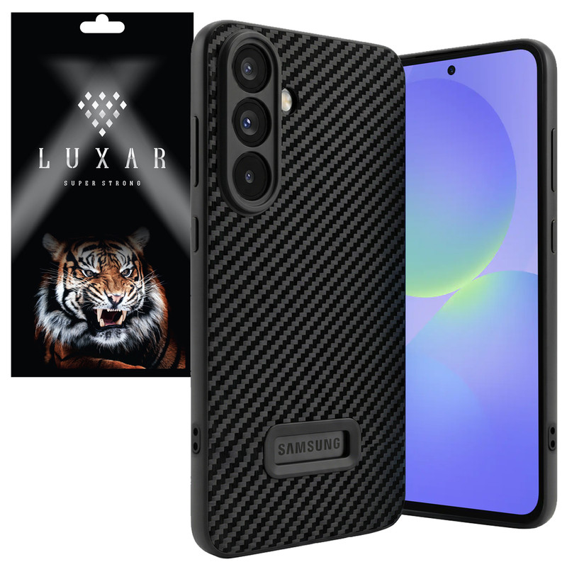 کاور لوکسار مدل A36 _Carbon Line مناسب برای گوشی موبایل سامسونگ Galaxy A36 / A36 5G