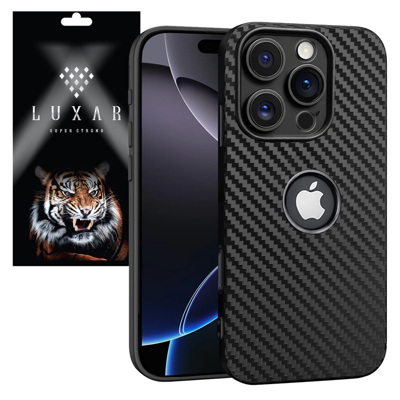 کاور لوکسار مدل 16pro max _Carbon Line مناسب برای گوشی موبایل اپل iPhone 16 Pro Max
