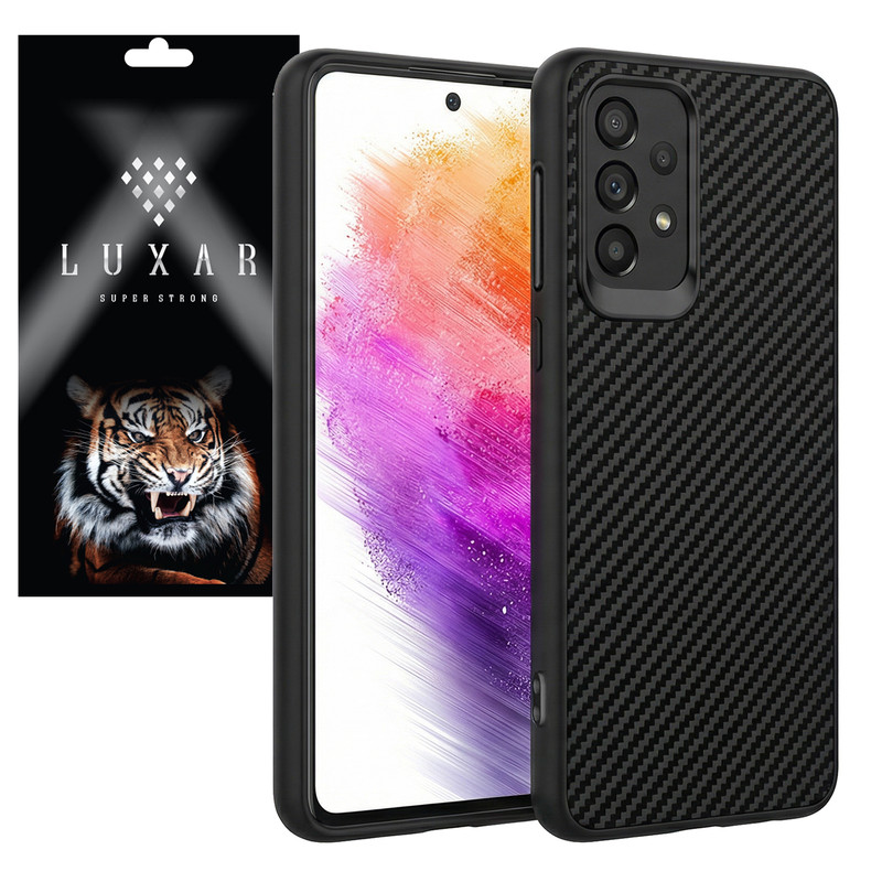کاور لوکسار مدل a73 _Carbon Line مناسب برای گوشی موبایل سامسونگ Galaxy A73 5G / A73