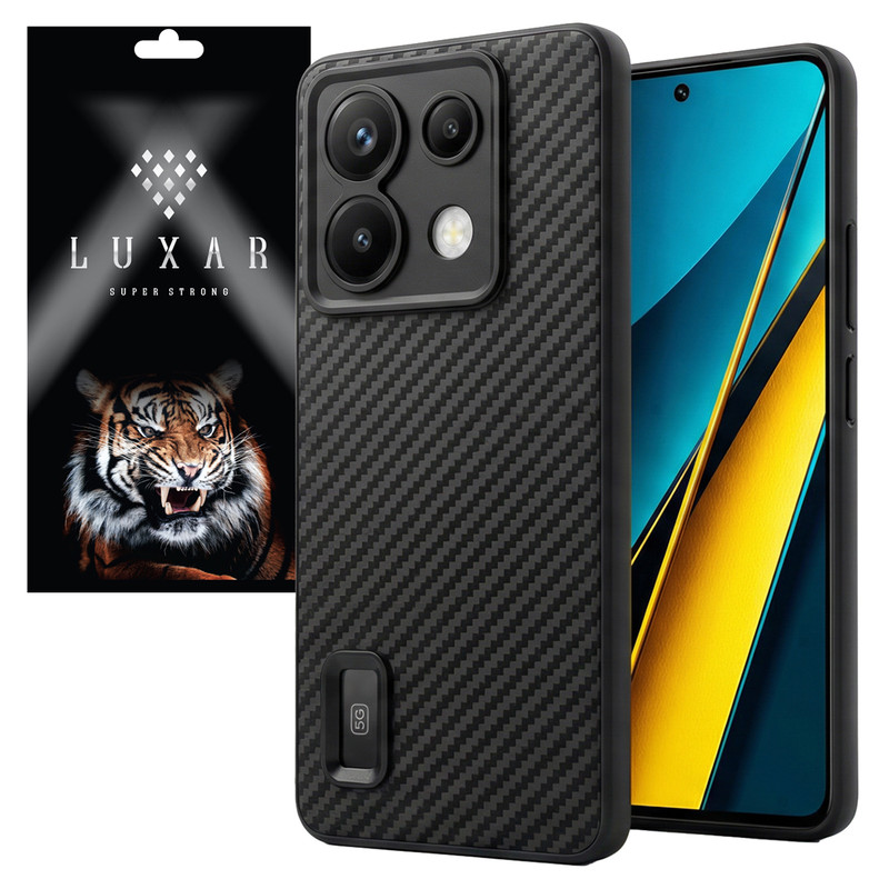 کاور لوکسار مدل note13pro _Carbon Line مناسب برای گوشی موبایل شیائومی Redmi Note 13 Pro 5G