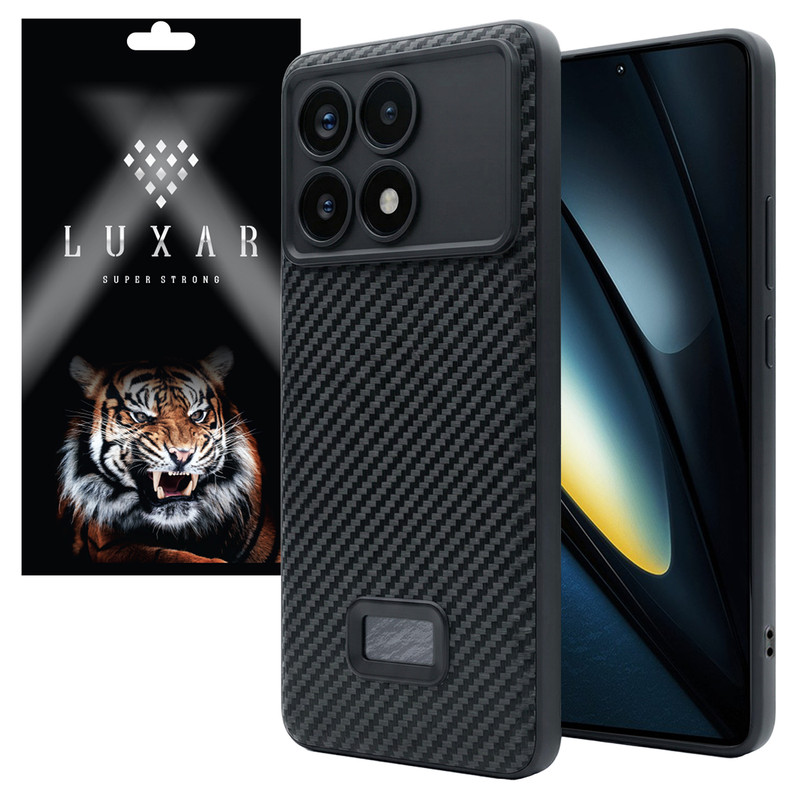 کاور لوکسار مدل redmik70 _Carbon Line مناسب برای گوشی موبایل شیائومی Redmi K70 / K70 Pro / Poco F6 pro