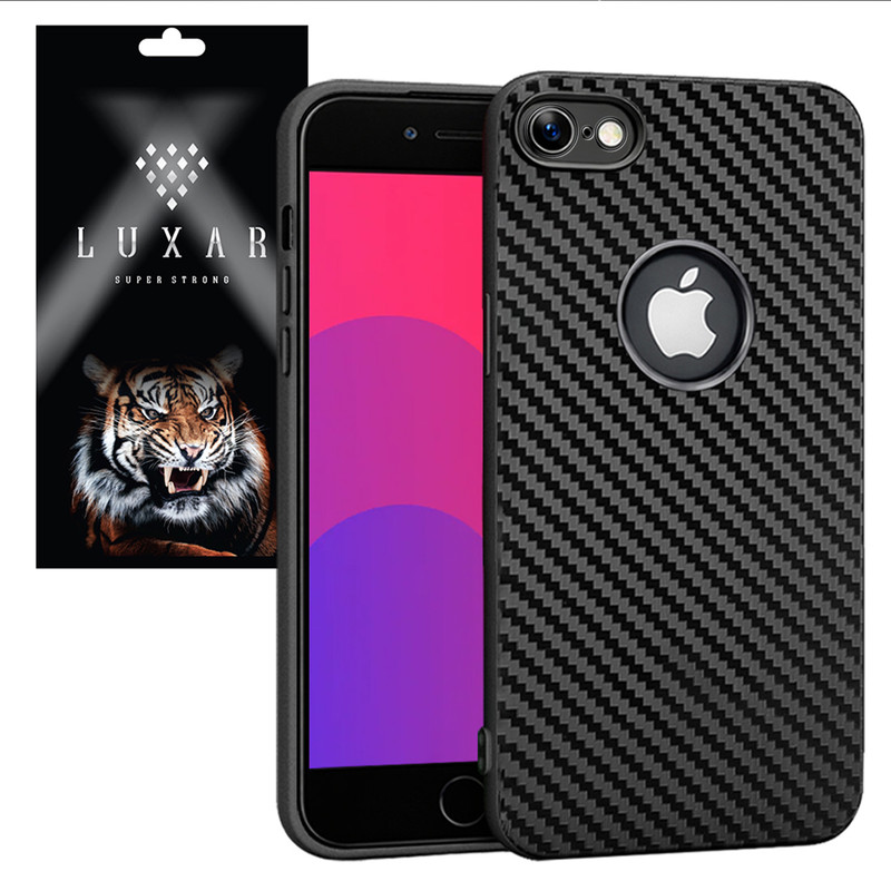 کاور لوکسار مدل iP7 _Carbon Line مناسب برای گوشی موبایل اپل iPhone 7 / 8 / SE2 / SE3