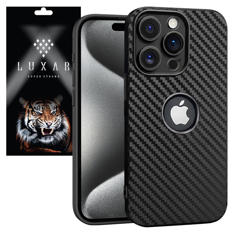 کاور لوکسار مدل 15promax _Carbon Line مناسب برای گوشی موبایل اپل iPhone 15 Pro Max