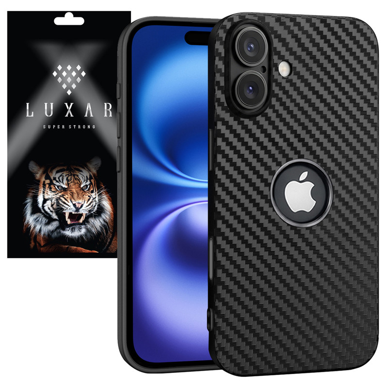کاور لوکسار مدل iP16 _Carbon Line مناسب برای گوشی موبایل اپل iPhone 16