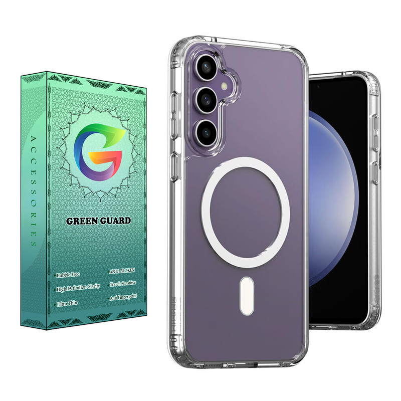 کاور گرین گارد مدل CR_Magsafe کد Clear 47 مناسب برای گوشی موبایل سامسونگ Galaxy S24 FE
