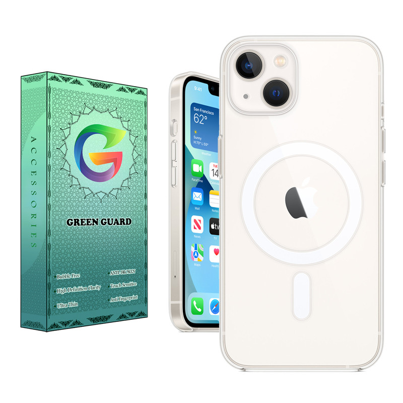 کاور گرین گارد مدل CR_Magsafe کد Clear 64 مناسب برای گوشی موبایل اپل Iphone 13 / 14