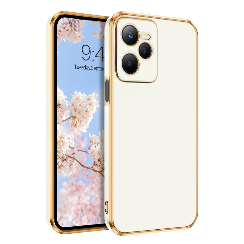 کاور مانستر مدل Plated مناسب برای گوشی موبایل ریلمی Realme Narzo 50A Prime / Realme C35