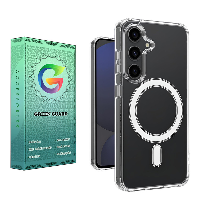 کاور گرین گارد مدل CR_Magsafe کد Clear 50 مناسب برای گوشی موبایل سامسونگ Galaxy S24 FE