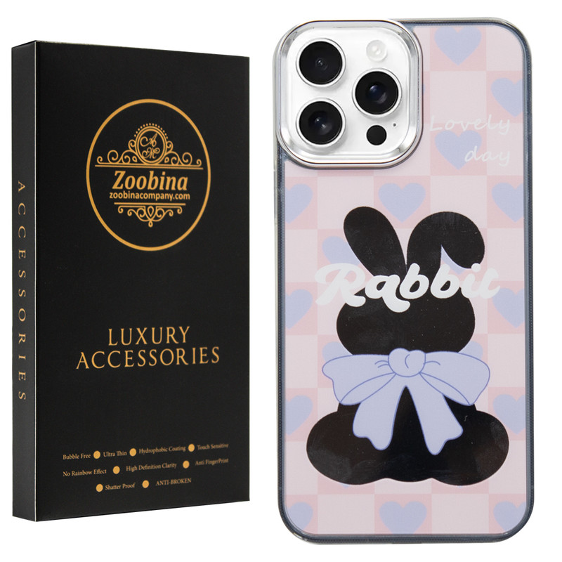 کاور زوبینا مدل Rabbit مناسب برای گوشی موبایل اپل iPhone 16 Pro
