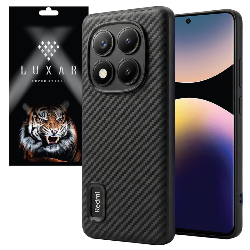کاور لوکسار مدل note14proplus _Carbon Line مناسب برای گوشی موبایل شیائومی Redmi Note 14 Pro Plus