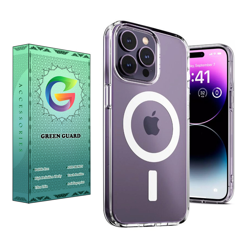 کاور گرین گارد طرح CR_Magsafe کد 1420 مناسب برای گوشی موبایل اپل Iphone 14 Pro