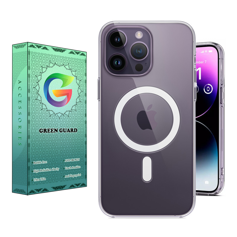 کاور گرین گارد مدل CR_Magsafe کد Clear 73 مناسب برای گوشی موبایل اپل Iphone 14 Pro Max