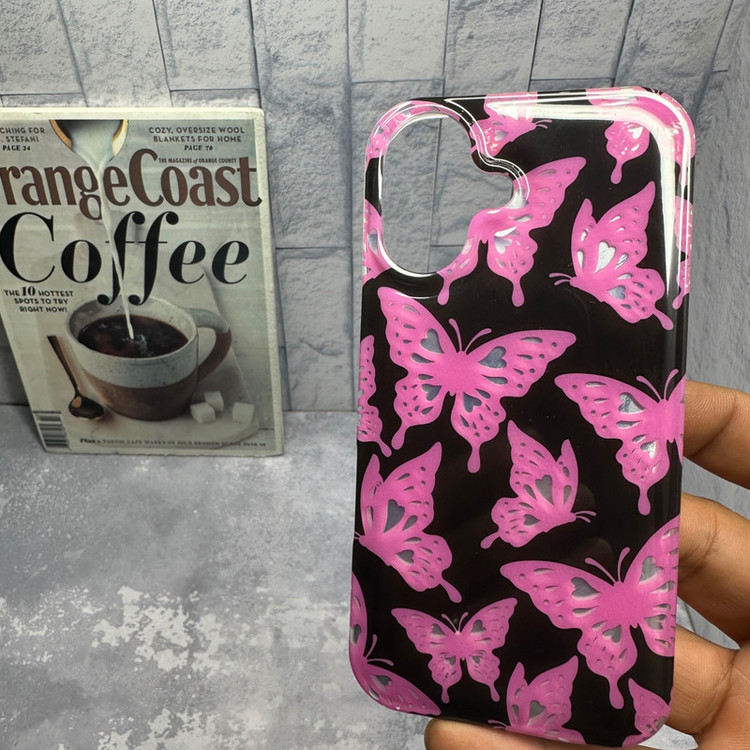 کاور کد 18 طرح پروانه مناسب برای گوشی موبایل اپل Iphone17