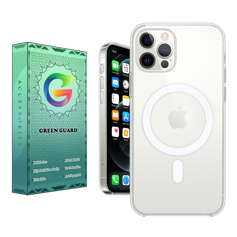 کاور گرین گارد مدل CR_Magsafe کد Clear 385 مناسب برای گوشی موبایل اپل Iphone 12 Pro