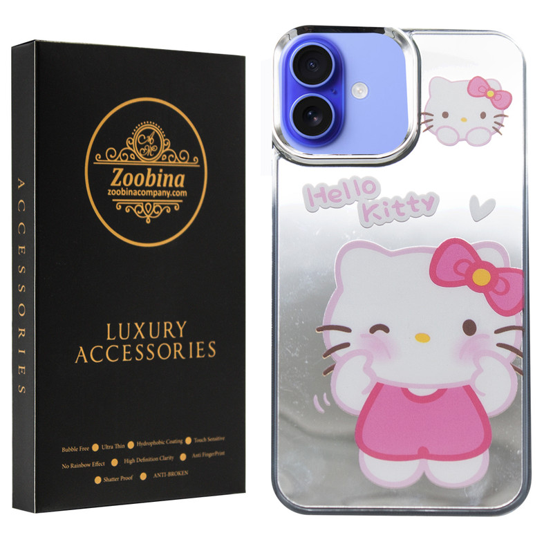 کاور زوبینا مدل kitty مناسب برای گوشی موبایل اپل iPhone 16