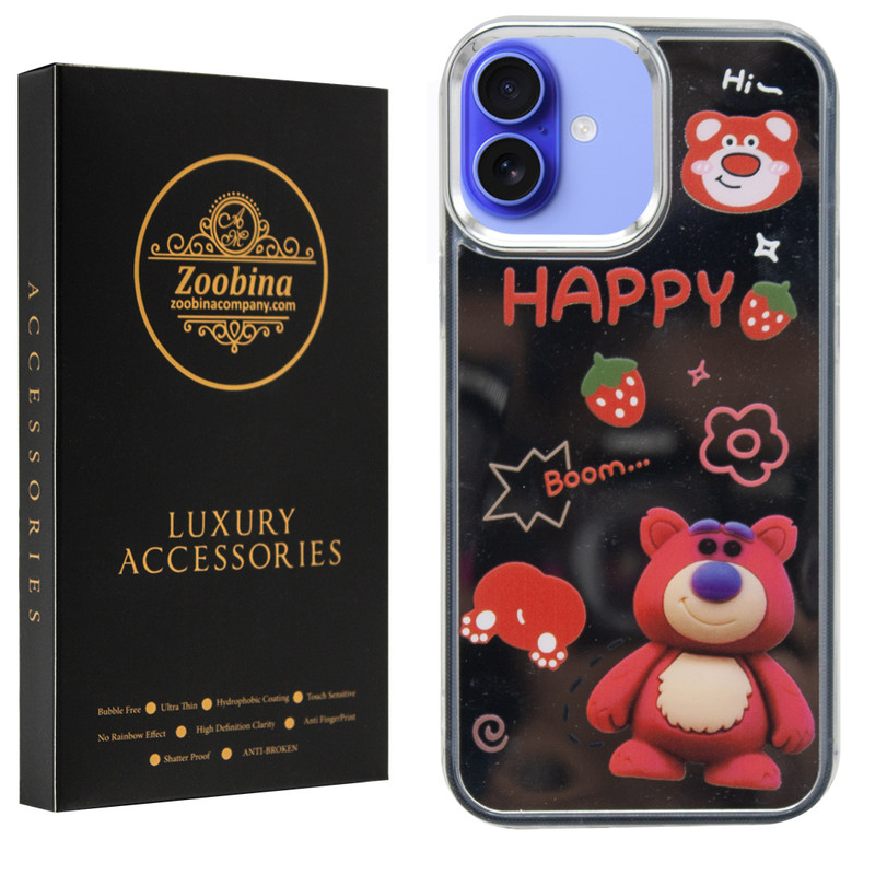 کاور زوبینا مدل Happy مناسب برای گوشی موبایل اپل iPhone 16