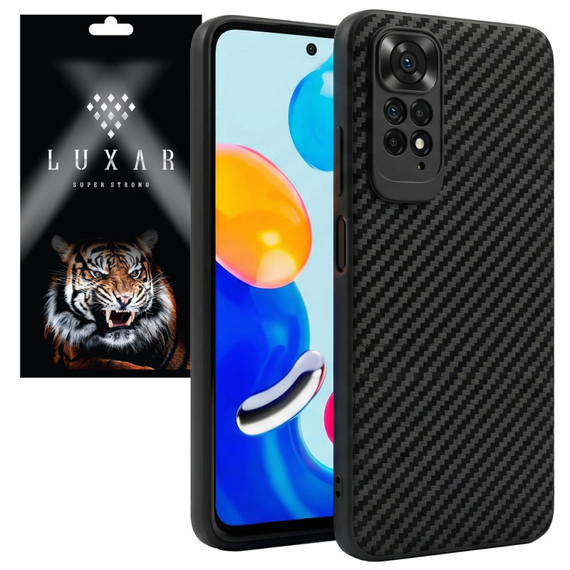 کاور لوکسار مدل note11s -Carbon Line مناسب برای گوشی موبایل شیائومی Note 11S