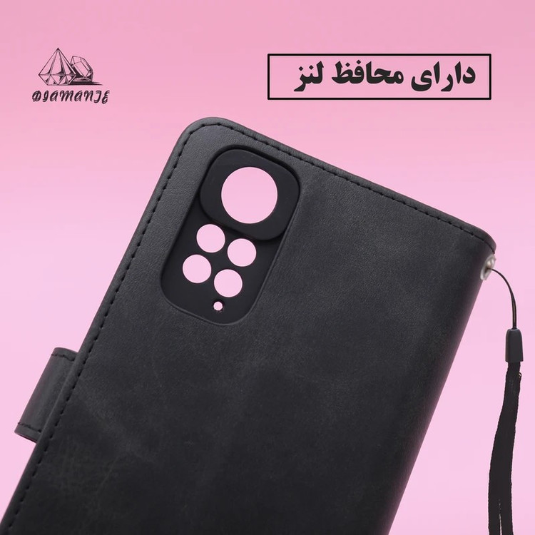 کیف کلاسوری دیامانته مدل Scusa Rd مناسب برای گوشی موبایل سامسونگ Galaxy A07 به همراه بند آویز