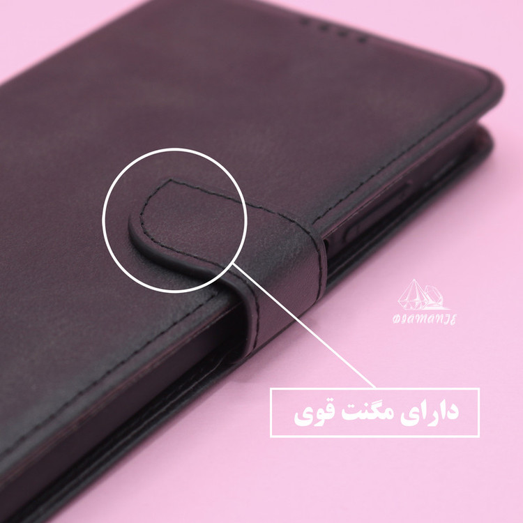 کیف کلاسوری دیامانته مدل Scusa Rd مناسب برای گوشی موبایل سامسونگ Galaxy A07 به همراه بند آویز