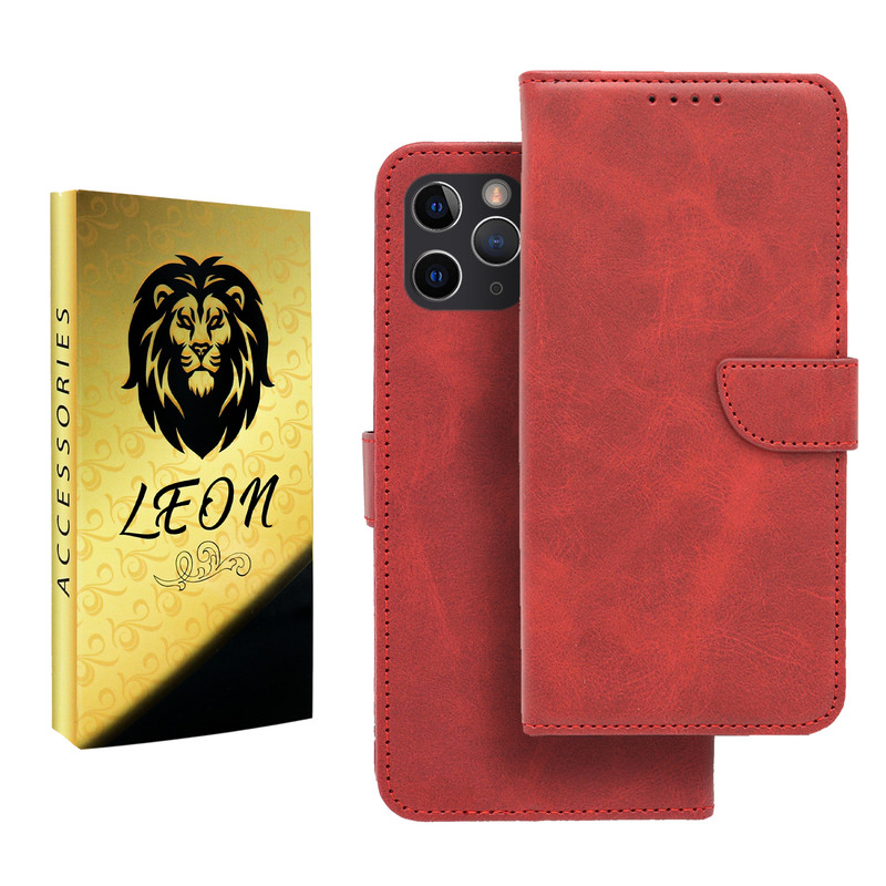 کیف کلاسوری لئون مدل Khoshi Yo مناسب برای گوشی موبایل اپل iPhone 12 Pro Max