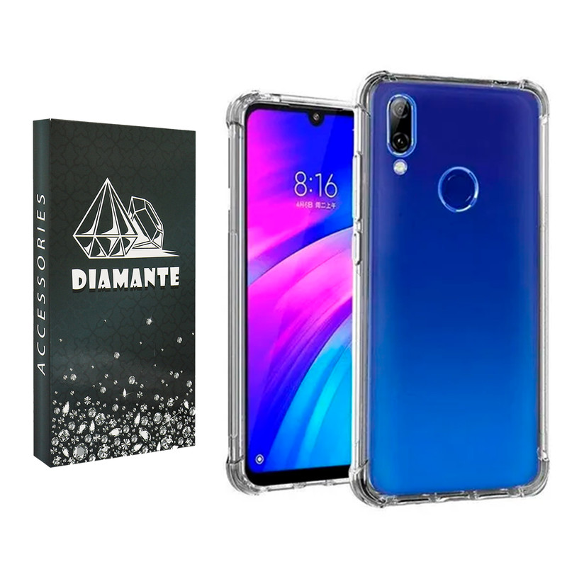 کاور دیامانته مدل Bianco Navy مناسب برای گوشی موبایل شیائومی Redmi Note 7