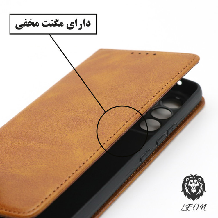 کیف کلاسوری لئون مدل Kelasor مناسب برای گوشی موبایل سامسونگ Galaxy A32 4G