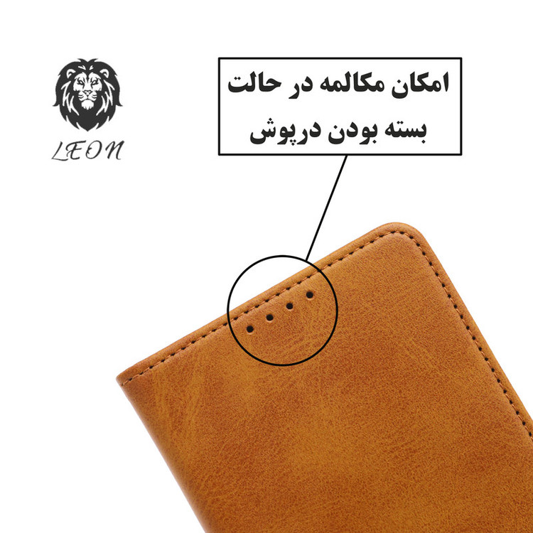 کیف کلاسوری لئون مدل Kelasor مناسب برای گوشی موبایل سامسونگ Galaxy A32 4G