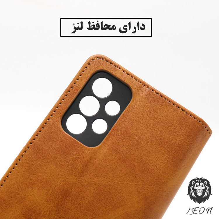 کیف کلاسوری لئون مدل Kelasor مناسب برای گوشی موبایل سامسونگ Galaxy A32 4G