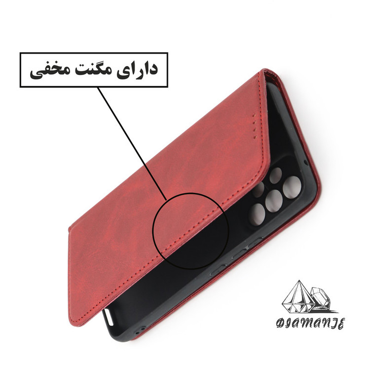 کیف کلاسوری دیامانته مدل Kelasor Ros مناسب برای گوشی موبایل سامسونگ Galaxy A50