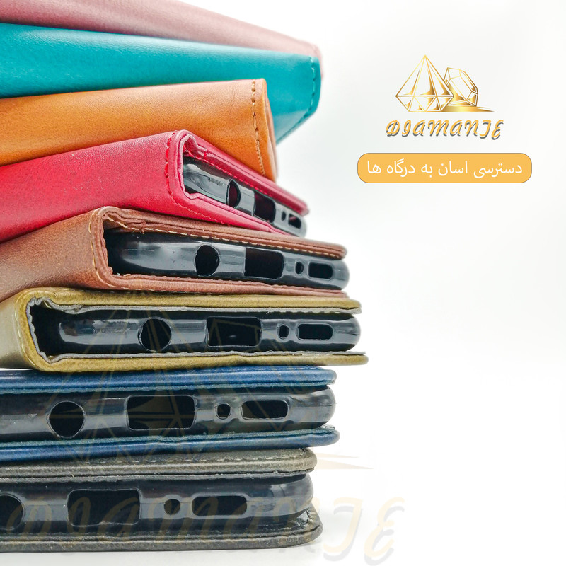 کیف کلاسوری دیامانته مدل Folder navy مناسب برای گوشی موبایل سامسونگ Galaxy J7 Prime