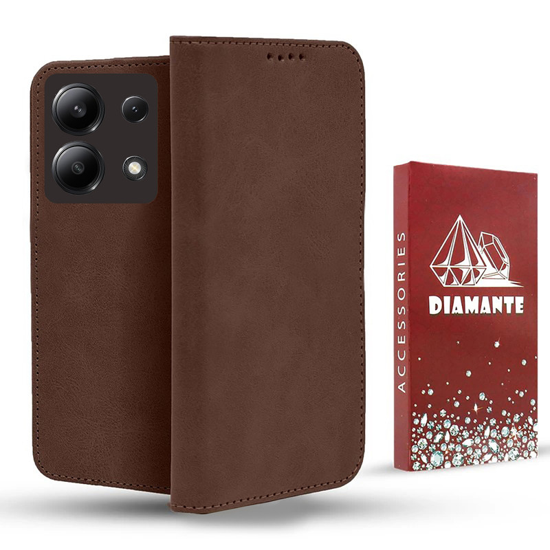 کیف کلاسوری دیامانته مدل Speek Rd مناسب برای گوشی موبایل شیائومی Redmi Note 14s به همراه بند آویز
