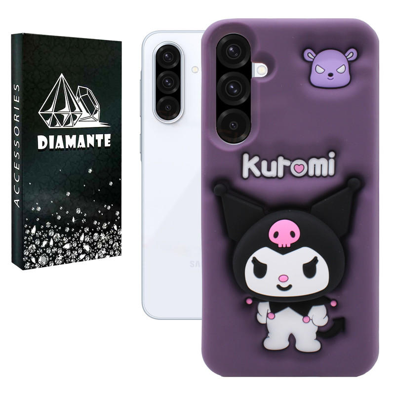 کاور دیامانته مدل Kuromi Bk مناسب برای گوشی موبایل سامسونگ Galaxy A17