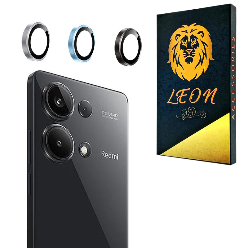 محافظ لنز دوربین فلزی لئون مدل Lenz مناسب برای گوشی موبایل شیائومی Poco M6 Pro 4G