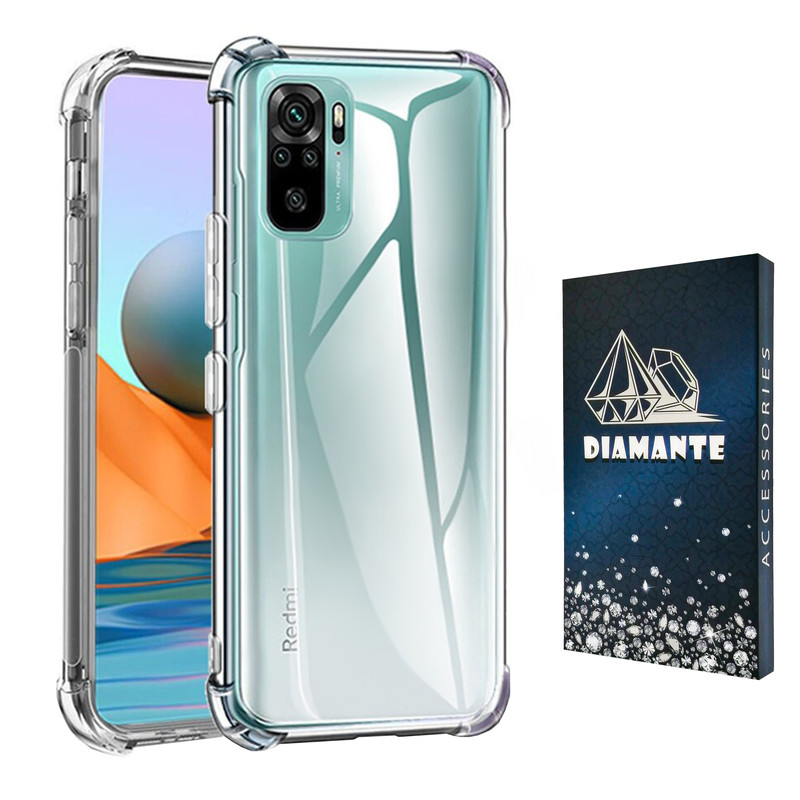 کاور دیامانته مدل shiny navy مناسب برای گوشی موبایل شیائومی Redmi Note10 / Note10s