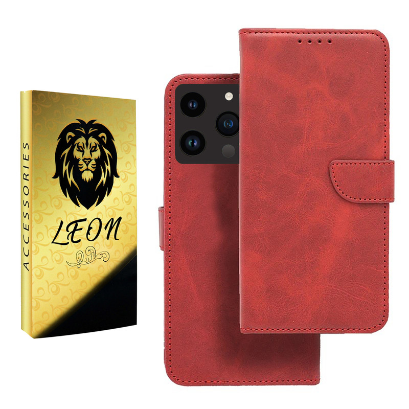 کیف کلاسوری لئون مدل Khoshi Yo مناسب برای گوشی موبایل اپل iPhone 16 Pro Max