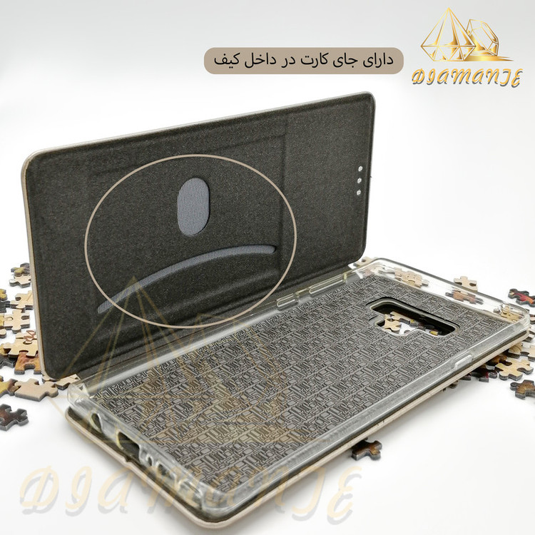 کیف کلاسوری دیامانته مدل Modest Navy مناسب برای گوشی موبایل سامسونگ Galaxy J4 plus / J4 Core
