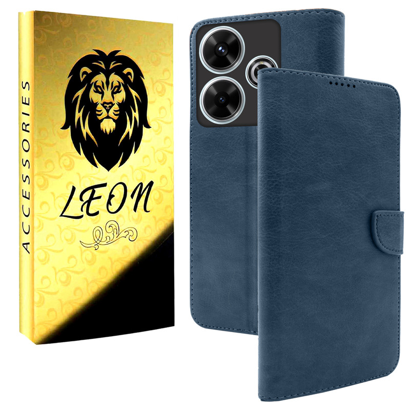 کیف کلاسوری لئون مدل Deri Yo مناسب برای گوشی موبایل شیائومی Redmi 13X