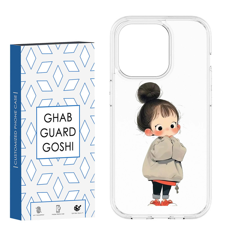 کاور قاب گارد گوشی طرح دختر ملوس کد CL-03 مناسب برای گوشی موبایل اپل IPHONE 15