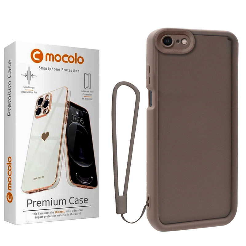 کاور موکولو مدل Silicone Puffer Strap مناسب برای گوشی موبایل اپل iPhone 7/ 8 به همراه بند