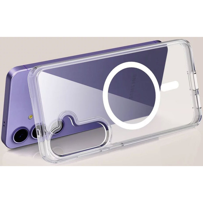 کاور مسیر مدل Clear Magnetic MGsafe مناسب برای گوشی موبایل سامسونگ Galaxy A56