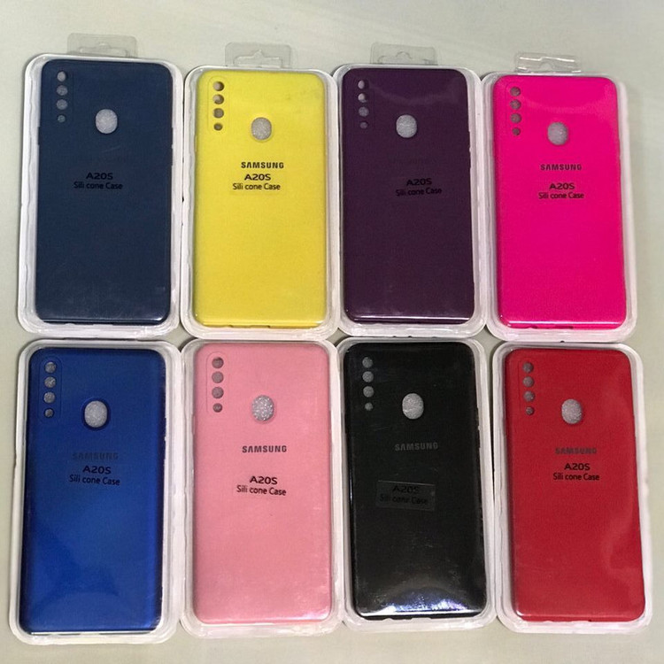 کاور مدل سیلیکونی مناسب برای گوشی موبایل سامسونگ Galaxy A20S