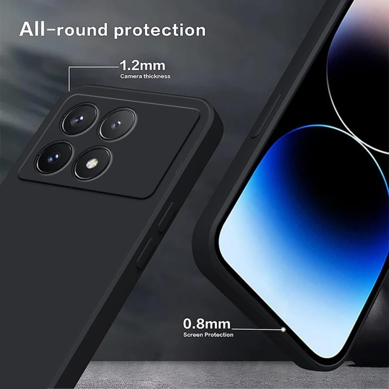 کاور قاب بانک مدل سیلیکونی مناسب برای گوشی موبایل شیائومی POCO X6 PRO