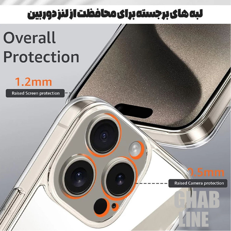 کاور قاب لاین مدل SPCF-GL مناسب برای گوشی موبایل سامسونگ Galaxy A35 5G
