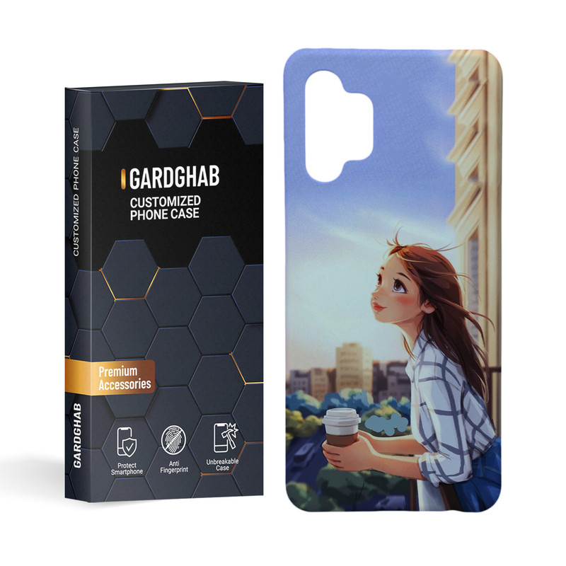 کاور گارد قاب مدل دخترانه  مناسب برای گوشی موبایل سامسونگ Galaxy A32 4g