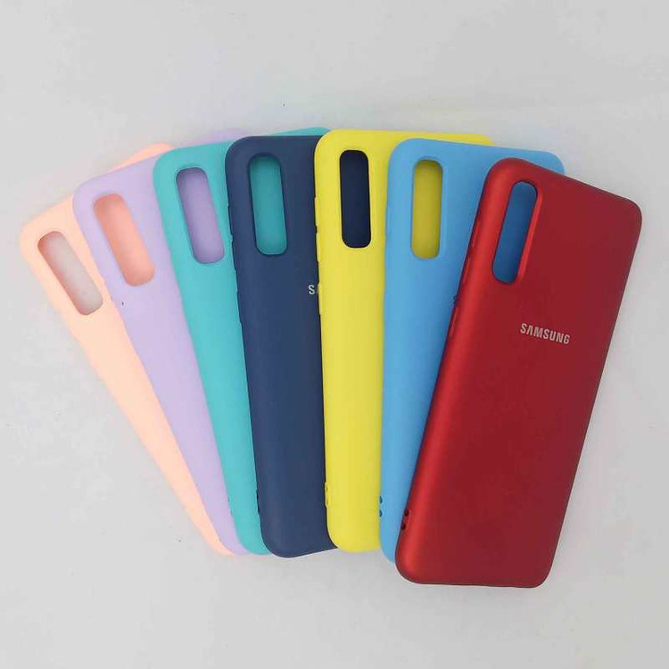کاور تکنو قاب مدل سیلیکونی مناسب برای گوشی موبایل سامسونگ GALAXY A70